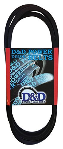 D&D PowerDrive SPZ762 V Cinturão, 10 x 762 mm LP, seção transversal da correia SPZ, 762 mm de comprimento, borracha