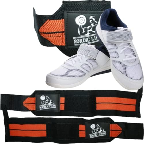 Irsções de pulso 1p - pacote de laranja com sapatos Venja Tamanho 7 - Branco
