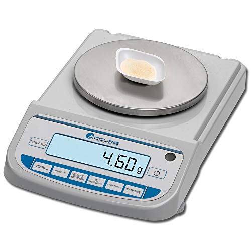 Benchmark Scientific W3200-120 Balance de precisão Accuris, até 120 g de capacidade, 0,001 g de legibilidade, plugue de 115V