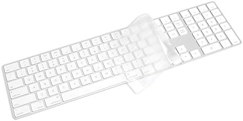 Capa do teclado ProElife Skin para 2018-2017 Teclado de magia da Apple com teclado numérico A1843 Us Enter Mq052ll/Um teclado Bluetooth