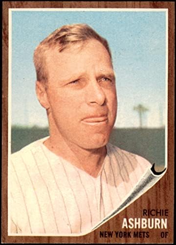 1962 Topps 213 Richie Ashburn New York Mets NM Mets