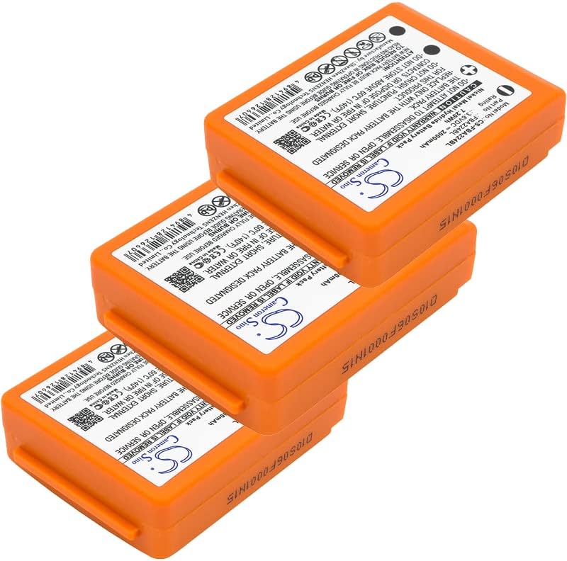 Bateria de substituição de 3 PCs para HBC BA223030 BA223000 FUB6 MICRON radiomático 4/5/6/7 Radiomático radiomático Keynot -Keynote