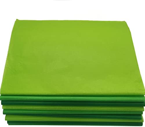 360 lençóis papel de lenço verde de papel 20 x 14 polegadas papel de arte para o dia de casamento de São Patrício decoração de