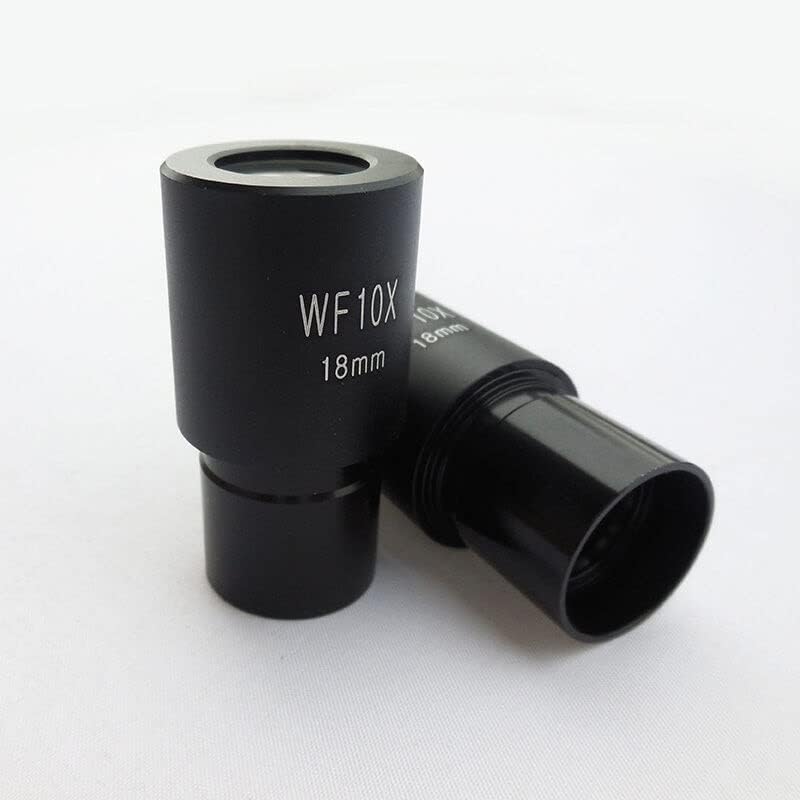 Kit de microscópio 10x de largura de campo biológico Microscópio de vidro óptico Lens de lente microscópio Adaptadores