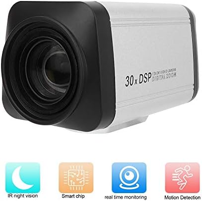 Vifemify Vigilância 5MP HD 30X Câmera Zoom Inteligente IP Infravermelho Digital CCTV Segurança