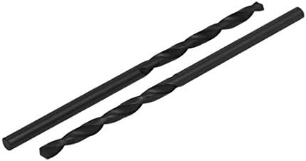 Aexit 2mm DIA Tool Solder de 49 mm de comprimento Flautas espirais Frill Brill Brill Bit Bit Bit Black 20pcs Modelo: 83AS594QO190
