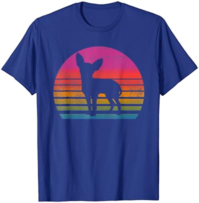 Retro dos anos 80 Chihuahua, camiseta de amante de Chihuahua