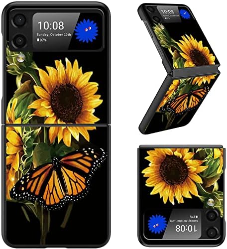 Para Galaxy Z Flip 4 5g 6,7 Case, Ultra Slim Hard PC Samsung Galaxy Z Flip 4 5G 2022 Case, Projeto dobrável Proteção à prova de choque