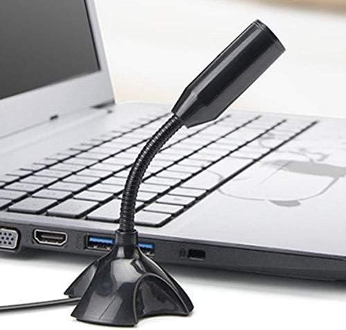 Microfone de computador USB, microfone de mesa de gravação com cancelamento de ruído para PC/laptop para bate -papo on -line, estúdio
