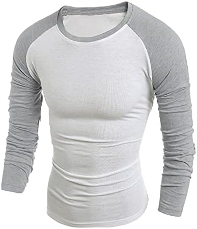 Xiloccer Sweatshirts longos para homens Camiseta de resfriamento para homens Papai mass de colar
