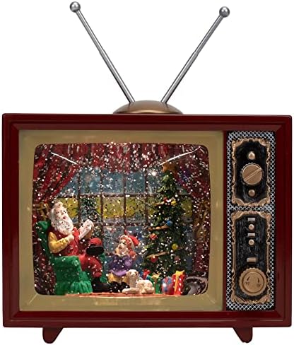 LED Papai Noel Scene TV Globe