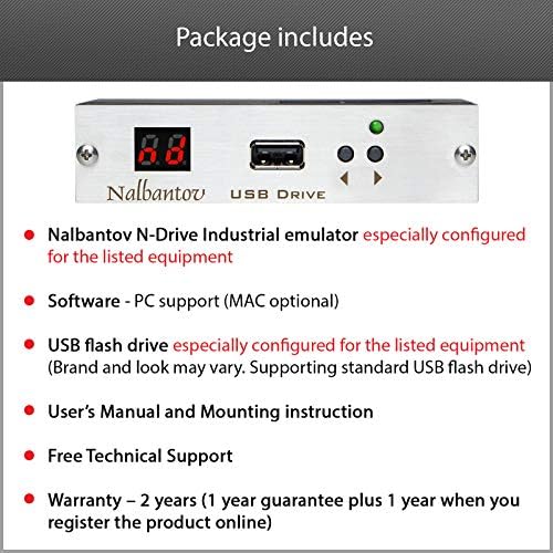Nalbantov Industrial USB Disk Disk Drive emulador para EUROMAC com controle TRIA 4000