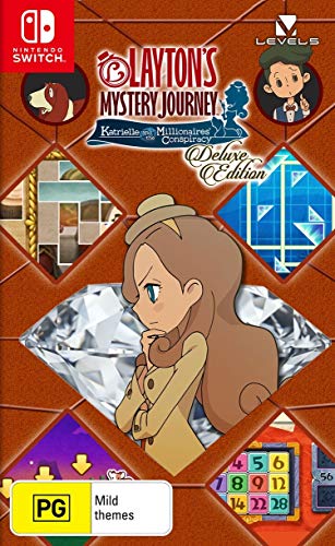 Jornada misteriosa de Layton: Katrielle e The Millionaires 'Conspiracy - Deluxe Edition - Nintendo Switch