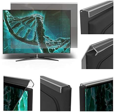 Painel de tela de privacidade do protetor de tela ez-pro para monitor de computador de 20 polegadas, luz anti-azul e instalação