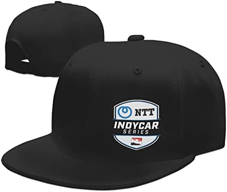 Ratrig IndyCar Series Snapback Hats for Men Baseball Cap ajustável Bill Bill Trucker Preto