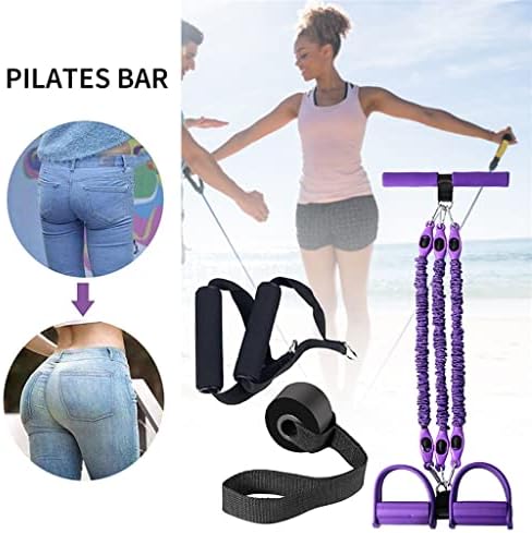 Dloett Pedal Resistance Band Set Strength-Proper Profpert Ajuste Ajuste não deslizamento do pedal Muscle Workout Expander Home Gym Home Gym