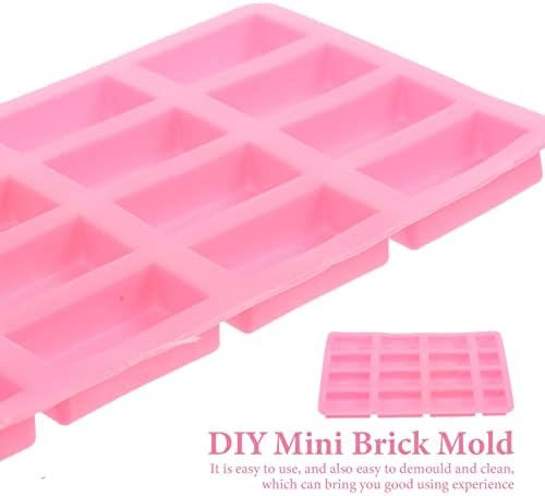 Mesa de areia de bandeja de cubo de gelo curado Mini tijolo, fabricação de molde de molde em miniatura e molde de silicone