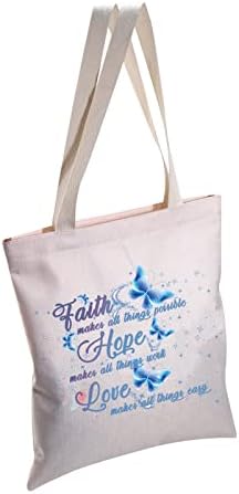 Cristãos Bolsas de Tote Bags Religiosos VERSO Bíblia Bags das Escrituras Mercearia Reutilizável Bolsas de Compras para Compras