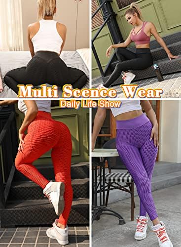 Vicherub Scrunch Butt Tik Tik Leggings Para Mulheres Levantamento de Butt, Treino Pontas de ioga Controle