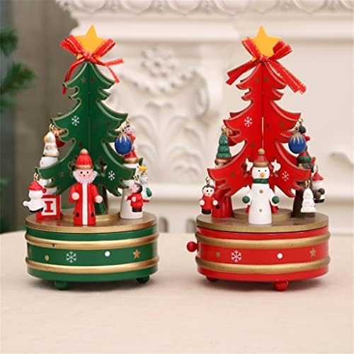TAZSJG Caixas de música de Natal decoração Decoração de casa Caixa de músicas de carrossel Kids Toys