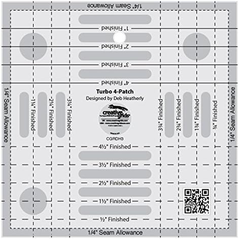 Grids Creative Turbo 4 -Patch Modelo Quilt Regan - CGRDH3