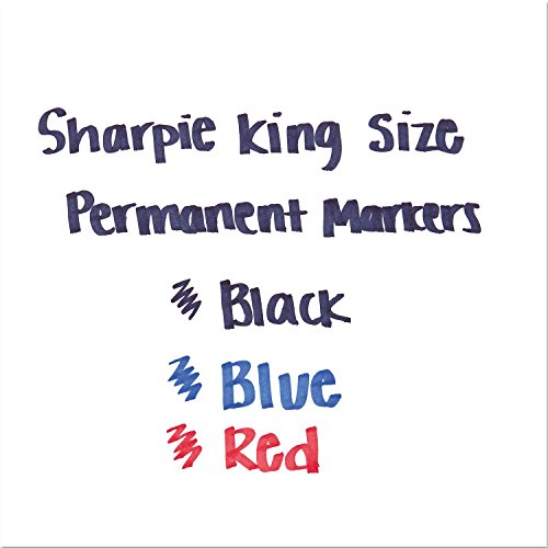 Sharpie 15661pp King Size marcadores permanentes pretos 4/pacote