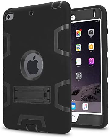 Caso da moda para iPad Mini 5 Case 2019, Caso de proteção híbrido de três camadas de três camadas com capa de estojo à prova de