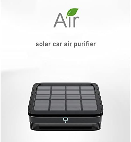 Purificador de ar de carros de carregamento solar, Purificador de ar de carro HEPA Ture para 10-20㎡ Filtro de alta