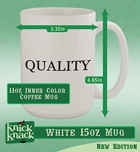 Presentes de Knick Knack fishtacos - Caneca de café branca em cerâmica de 15 onças, branco