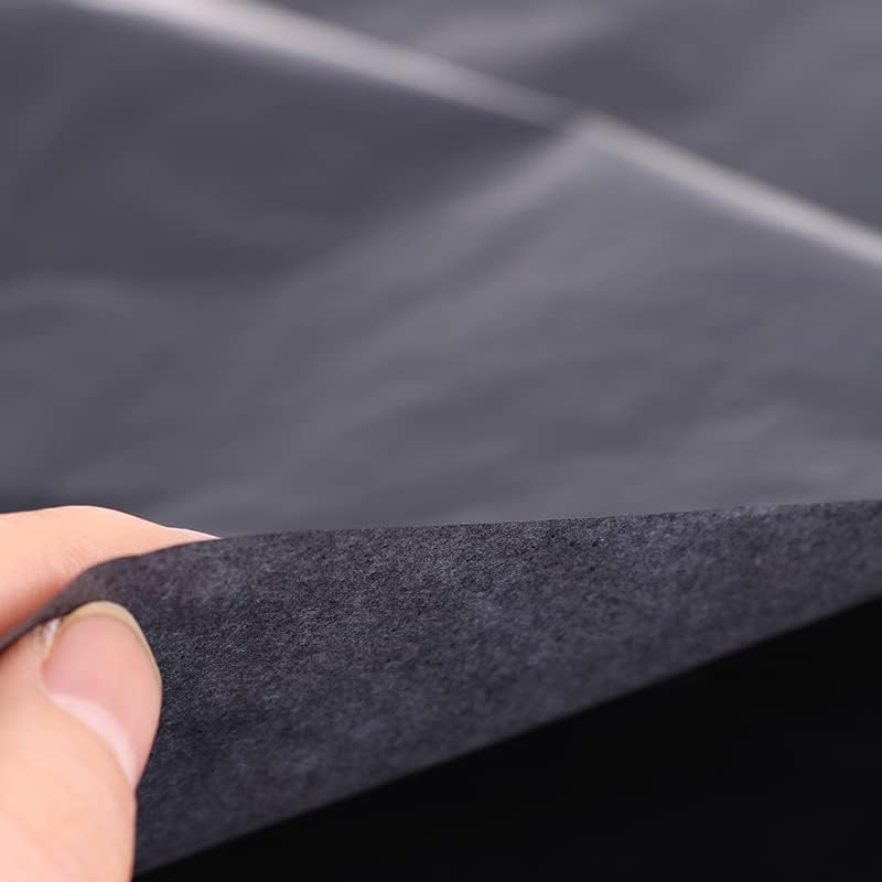 50 folhas papel de carbono - papel de transferência de 9 x 13, tamanho grande de grafite preta cópia papel de pintura de diy artesanato para rastreamento padrão de desenho na tenda de cerâmica de madeira