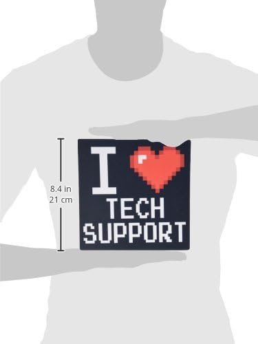 3drosrose geeky velha escola pixelated pixels de 8 bits I Heart I Love Support Tech Mouse Pad