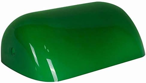 B&P Lamp® Casad Green Glass Lamp Shade Substituição Banqueiros Lâmpada ou Sombra de Farmácia com Bulbo