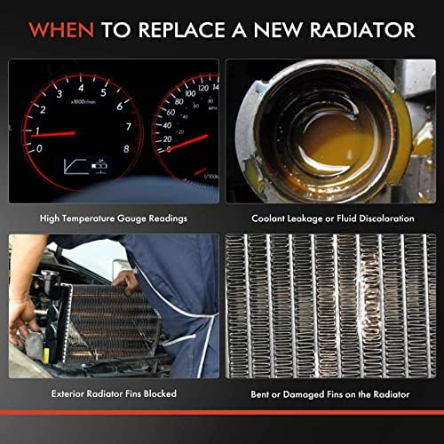 Conjunto do radiador do refrigerante do motor A-premium Com o resfriador de óleo de transmissão compatível com Toyota