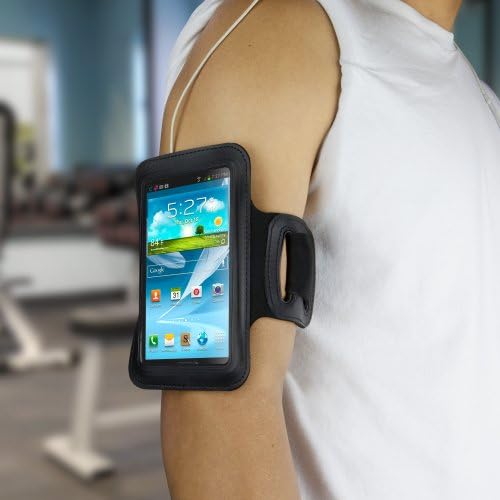 Caixa de ondas de caixa compatível com Samsung Galaxy A8 - Bravegem esportiva, braçadeira ajustável para treino e correr