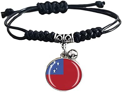 Samoa Bandeira Bracelete trançada