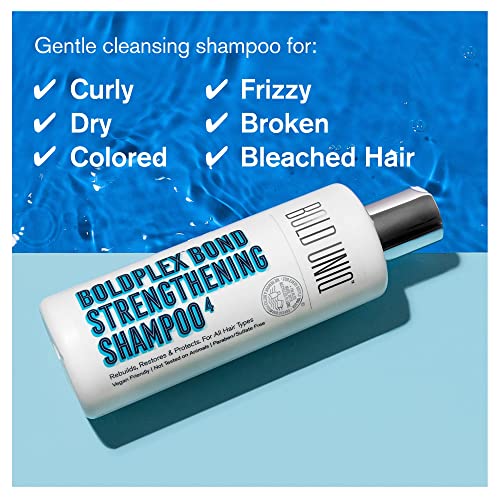 Pacote Bold Uniq Boldplex - Tratamento de restauração de ligações, shampoo e condicionador e soro capilar - Para cabelos secos,