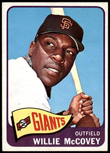 1965 Topps 176 Willie McCovey San Francisco Giants Good Giants