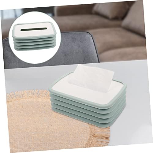 Caixa de lenço dobrável da caixa de hemotão Caixa de lenço de lenço de lenço de lenço para desktop Distribuidor de guardanapo