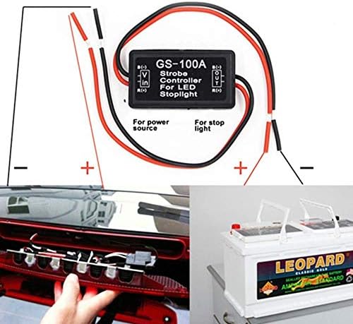 Módulo de pisca -pisca do controlador estroboscópio de flash blyilyb para 3ª lâmpada de freio de freio led lâmpada