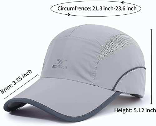 Crazy Era Running Hat Mesh Sports Cap leve boné de secagem rápida para homens mulheres