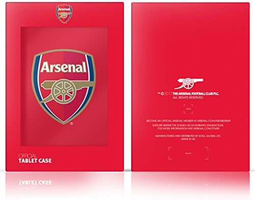 Projetos de capa principal licenciados oficialmente o Arsenal FC Home 2021/22 Kit de cristal duro de cristal compatível
