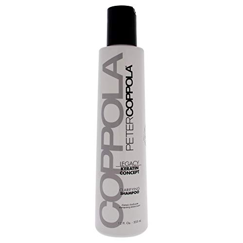 Peter Coppola Clarificante shampoo - xampu de limpeza profunda suave para uso diário - xampu purificador para cabelos