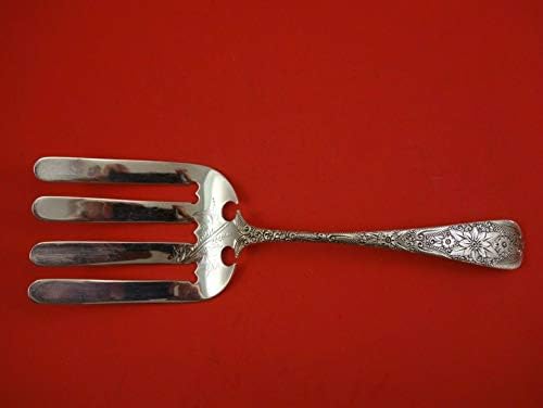 Custom gravado por J.E. Caldwell Sterling Silver Asparagus Fork BC 9 3/4