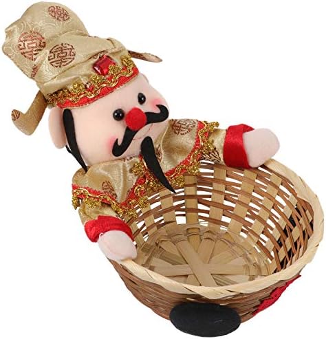 Valiclud, estilo chinês, cesto de doces decoração decoração decoração de cesta de lanches