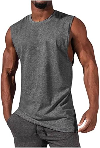 Camisetas de verão bmisegm para homens de verão grande coletes esportivos soltos coletes de fitness alongados hifop puro pacote de camisetas