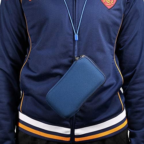 Capa de capa de neoprene de neoprene, bolsa móvel de bolsa universal de 6,9 ​​polegadas com zíper compatível com o iPhone 11