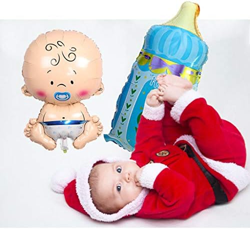 2pcs É um kit de balão de menino Baby Boy Shape Balloon Foil Balão Azul Balão de Banamas de Helium ótimo para receber o chá de bebê Gênero Revelação de Gênero