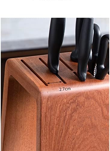 Razzum Knife Utensil Selder Knife rack rack rack de madeira faca de armazenamento de madeira faca doméstica assento de cozinha cozinha faca rack uterias de armazenamento de mesa para casa, cozinha, restaurante