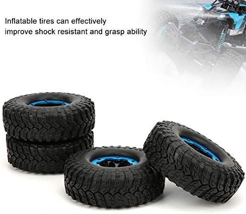 Pilipane 4pcs 1.9in aro de borracha pele de pneu, pneu 1/10 RC, pneu inflável Atualização de peças de reposição Modelo de