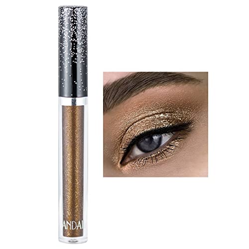 Glitter Liquid Eyeshadow Diamond Shiny Metallic Effect Longa à prova d'água rica em pigmento